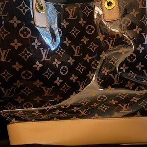 Louis Vuitton Brown Monogram Vinyl Tote Bag M92501